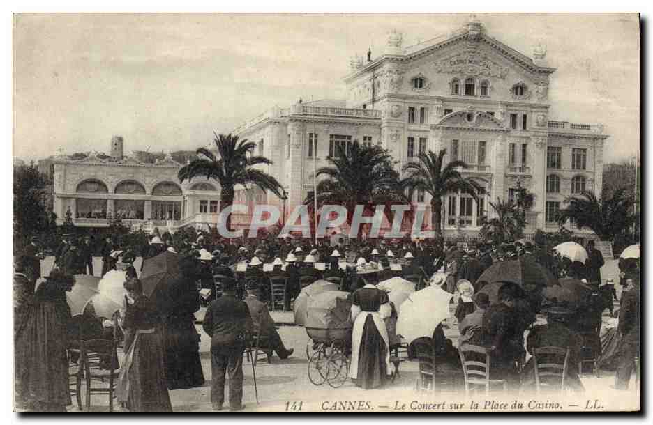 CANNES — Le Concert sur la Place du Casino — LL. — n° 141