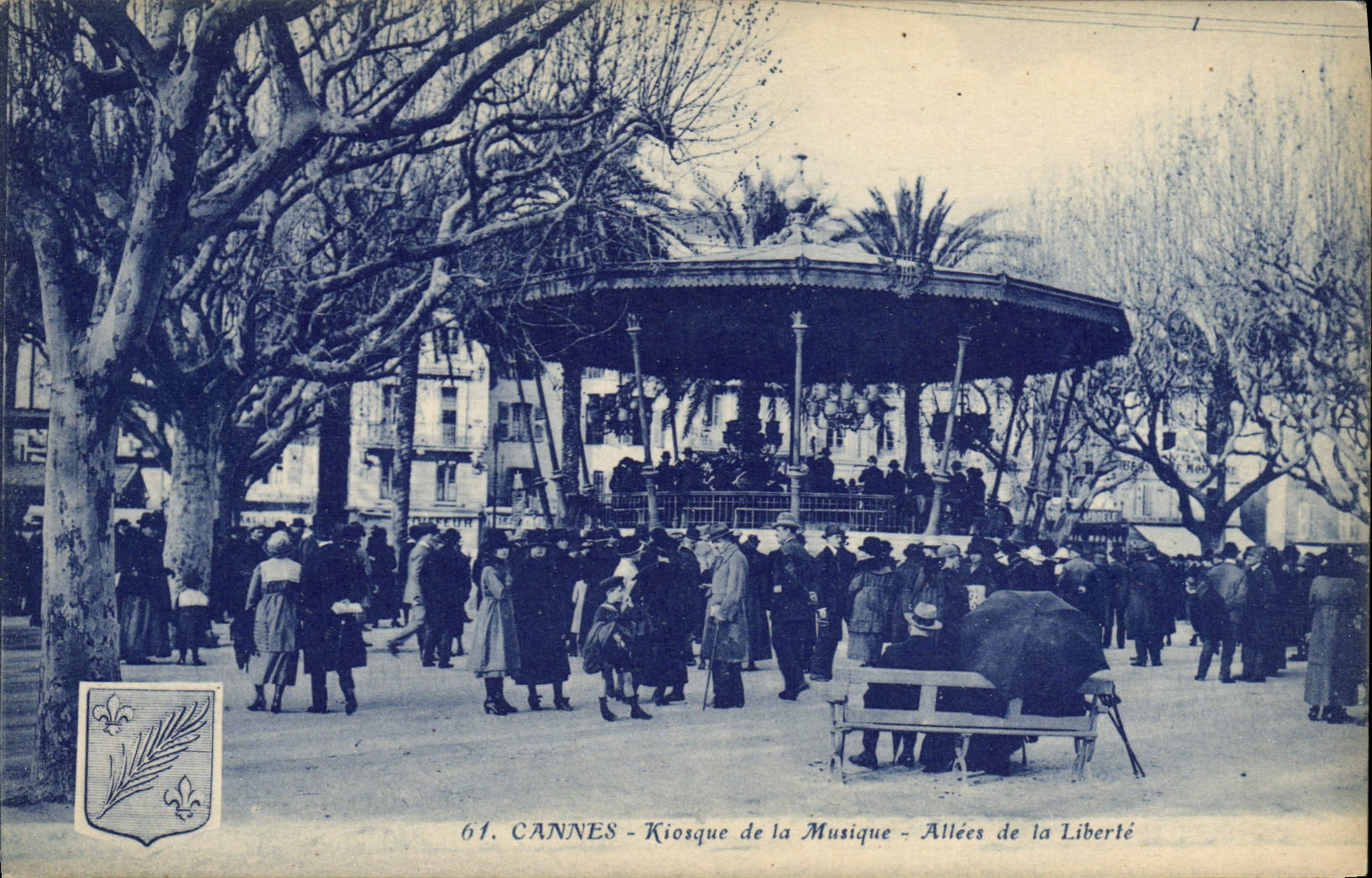 CANNES - Kiosque de la Musique - Allées de la Liberté — G. Artaud, éditeur, Cannes