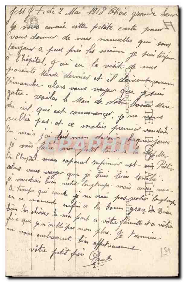 CPA Epernay Le Jard et le Kiosque  — Rückseite