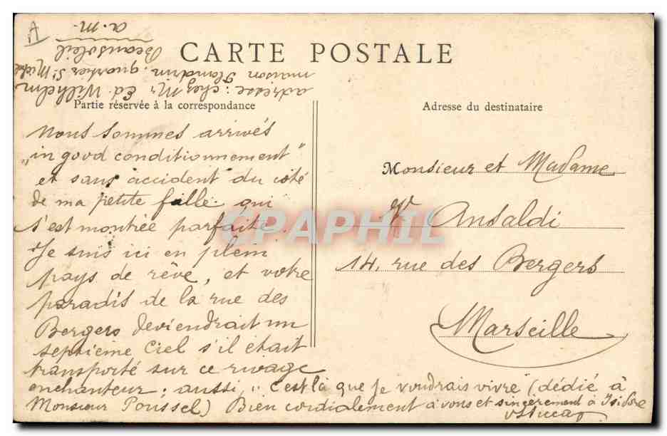 MONTE-CARLO — Terrasse et Kiosque de la Musique — B. F., PARIS — Achterkant