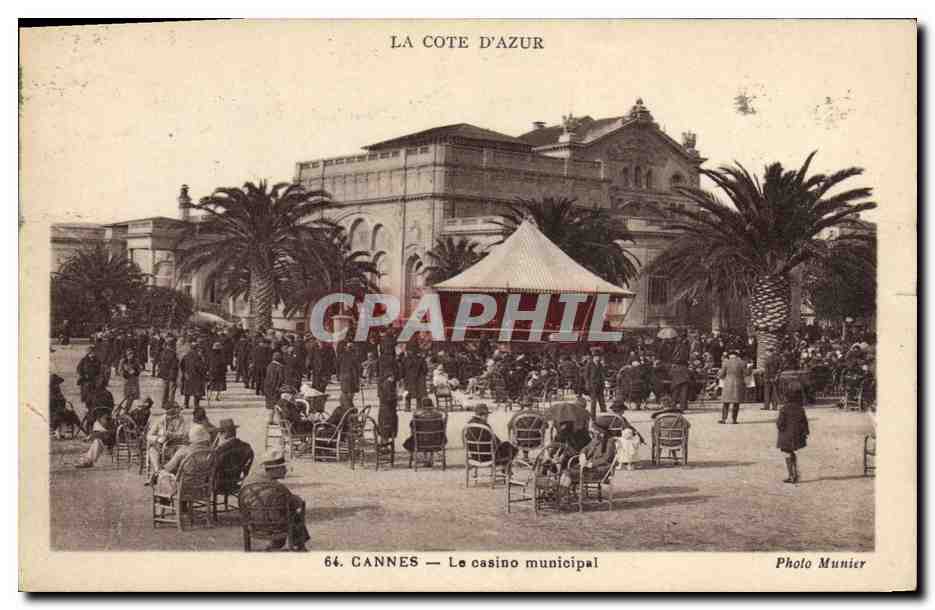CPA Kiosque Cannes Le casino municipal 