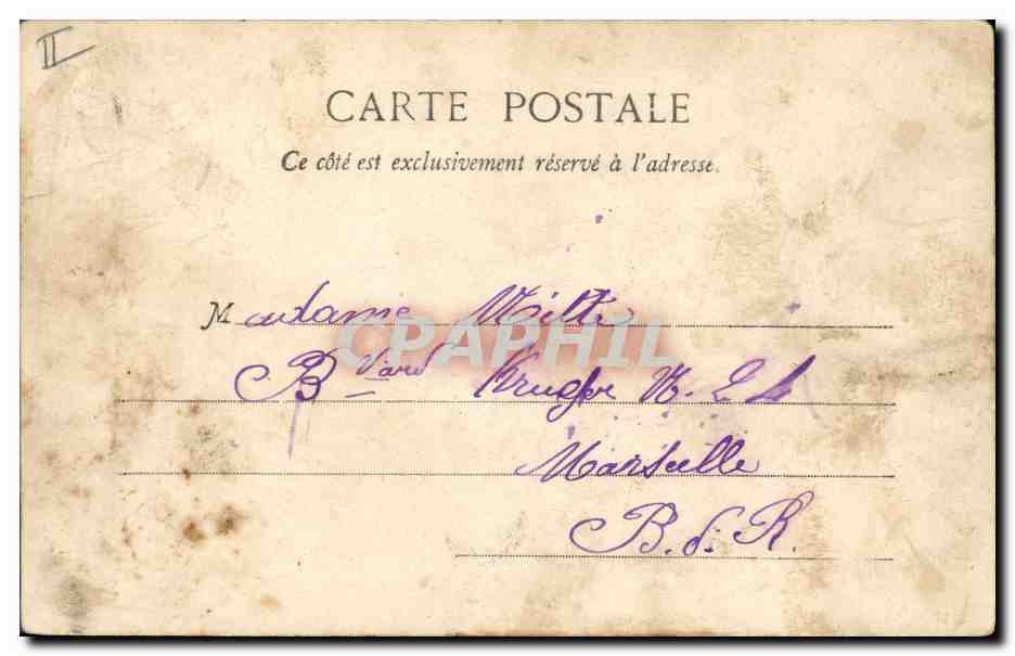 CPA Kiosque de la musique Cannes  — Rückseite