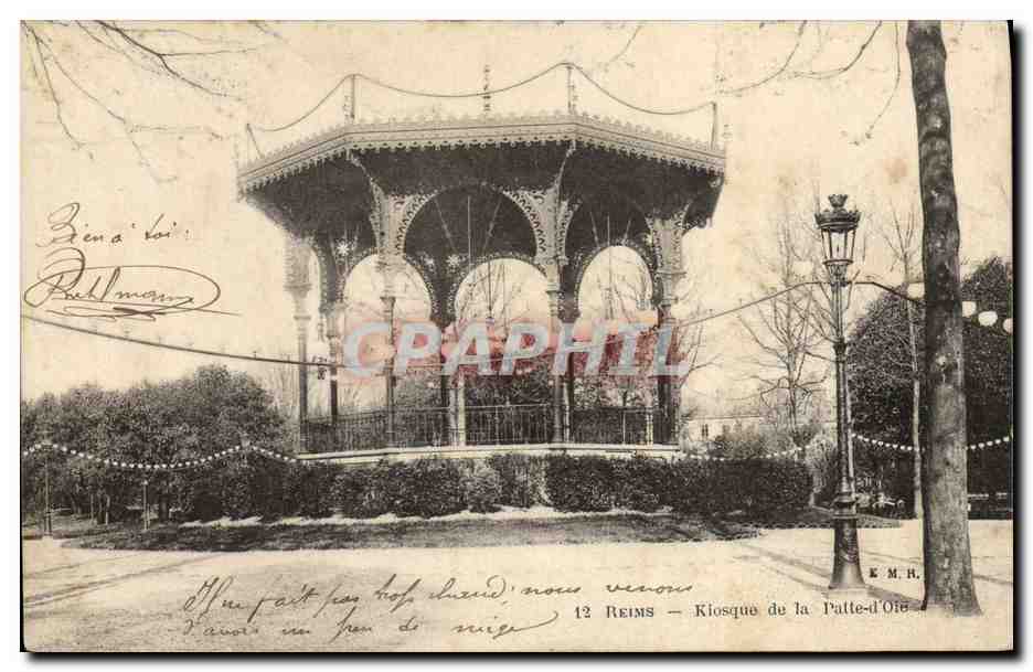 Reims — Kiosque de la Palte-d'Oie — éditeur E.M.H.