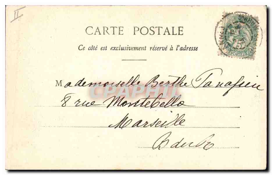 CPA Kiosque de la musique Cannes  — Verso
