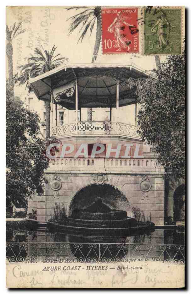 CPA Kiosque Hyeres Band Stand 
