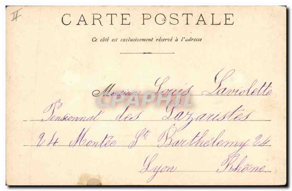 Quatre chiots border collie — Attendant le déjeuner — J.J. 8114 — Verso