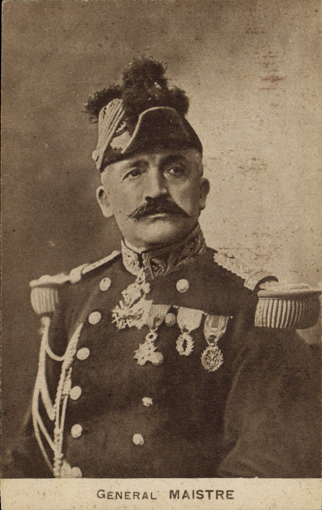 Général Maistre — portrait militaire — Grav. Imp. Platiogravure, Monte-Verde, Paris