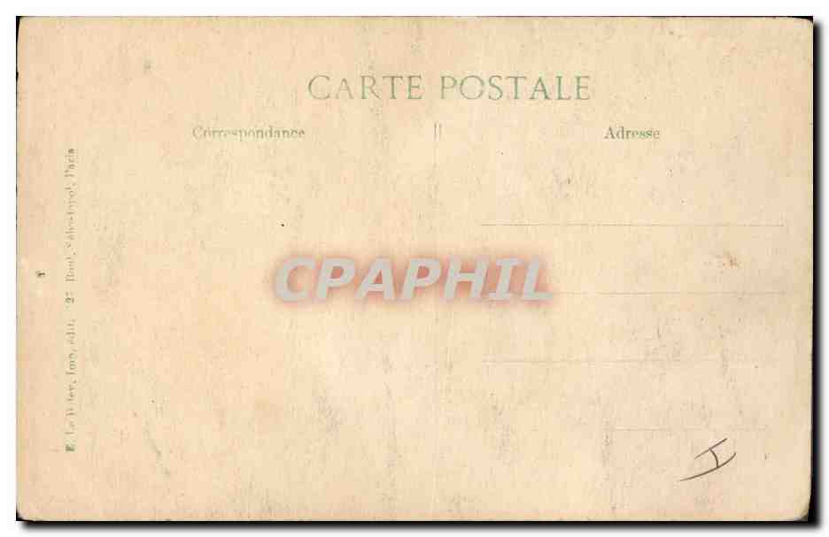 CPA Militaria General de Castelanu promu Grand officier de la legion d'honneur  — Rückseite
