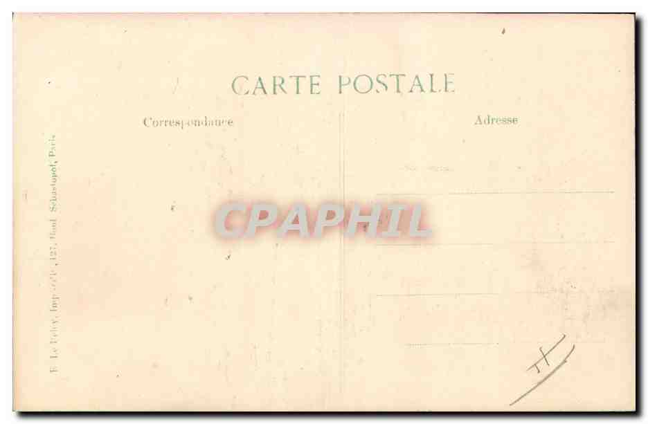 CPA Militaria General Pau  — Rückseite