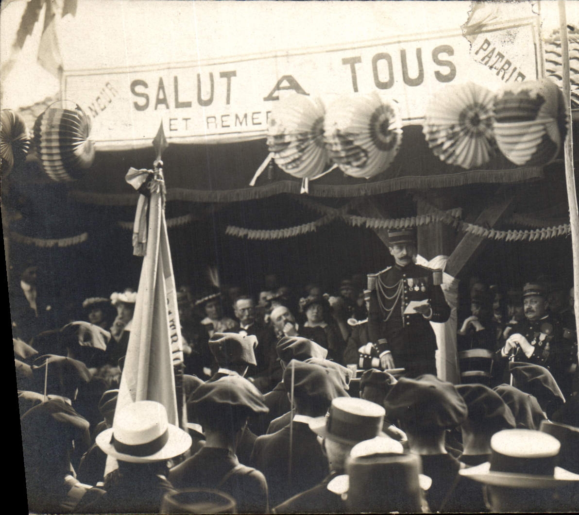 Cérémonie patriotique — Salut à tous et remerciement — F. Pacalet, Lyon