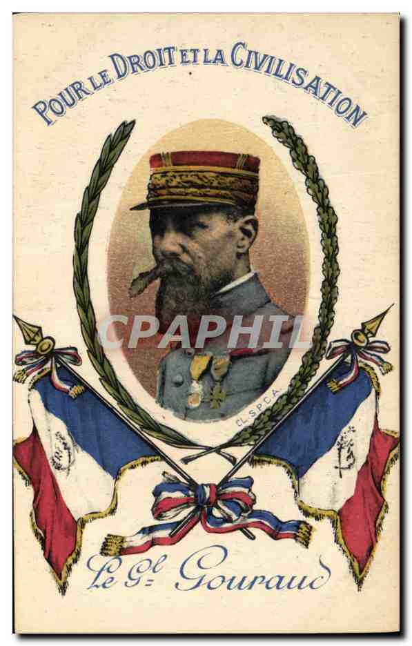 Général Gouraud — Pour le Droit et la Civilisation — Lévy Fils & Cie, Paris - Anverso