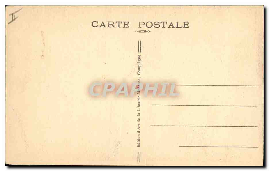CPA Militaria Compiegne Armistice  — Rückseite