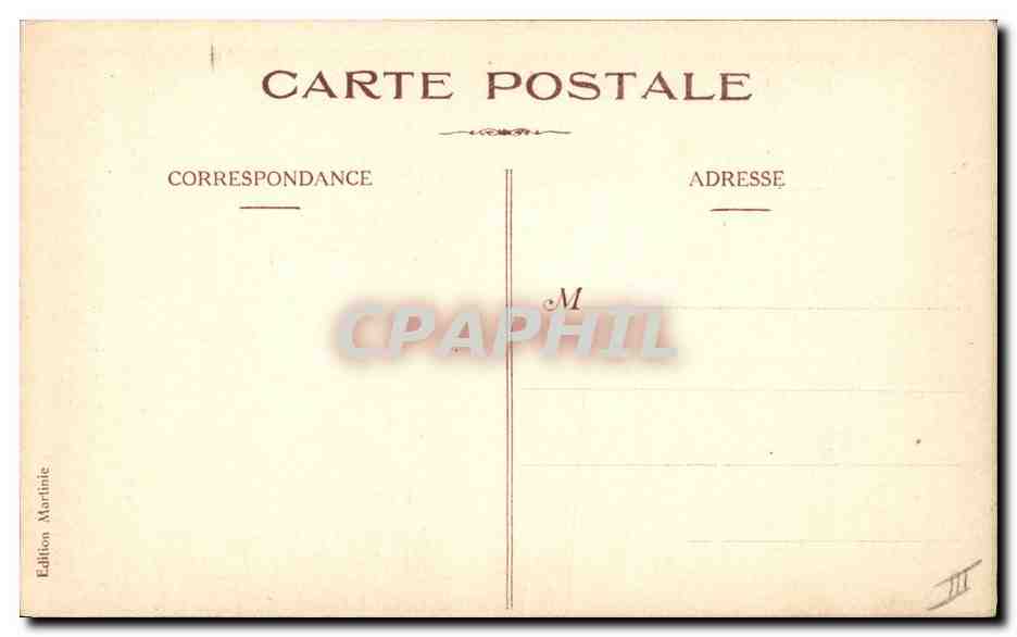 CPA Militaria General Sarrail Haut Commissaire de la Republique Francaise en Syrie  — Verso