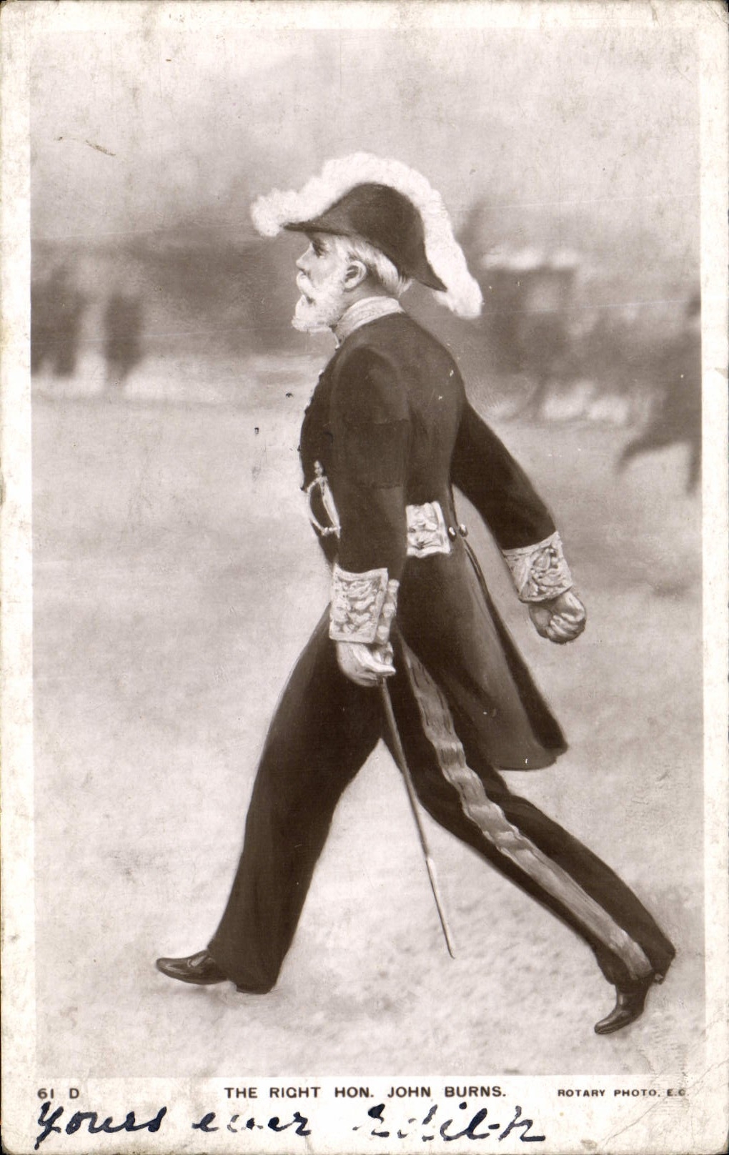 CPA Militaria The Right Hon John Burns 