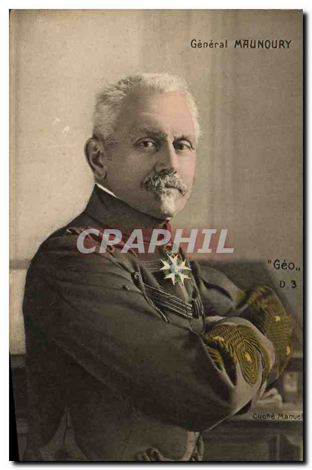 CPA Militaria General Maunoury 