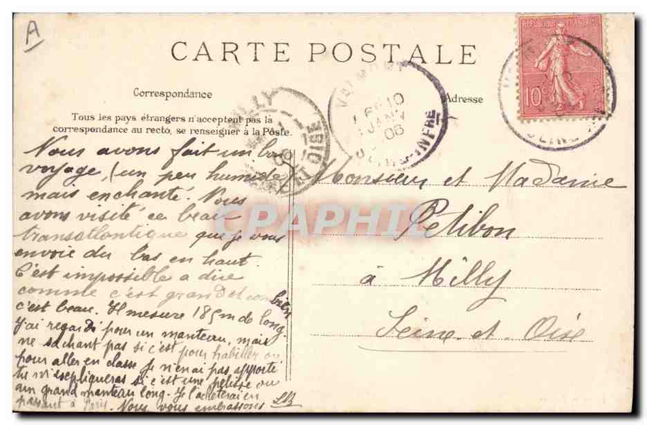 Le Havre — Transatlantique 'La Lorraine' — Collection Mainier, n°201 — Reverso
