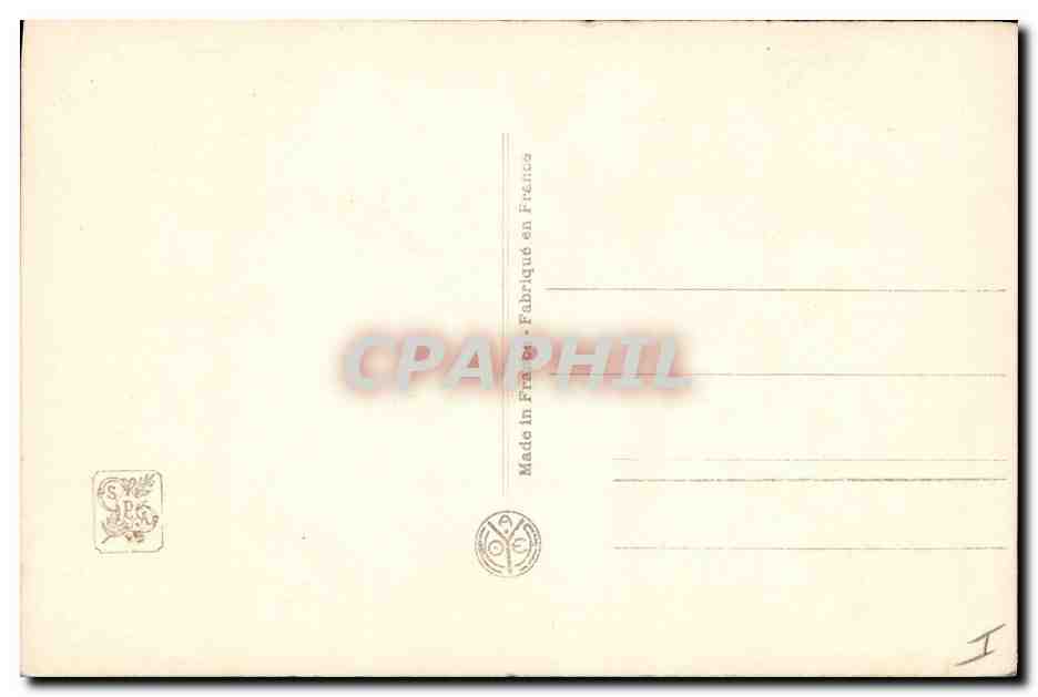 CPA Salon de Paris Madeleine Carpentier Abandonnee  — Verso
