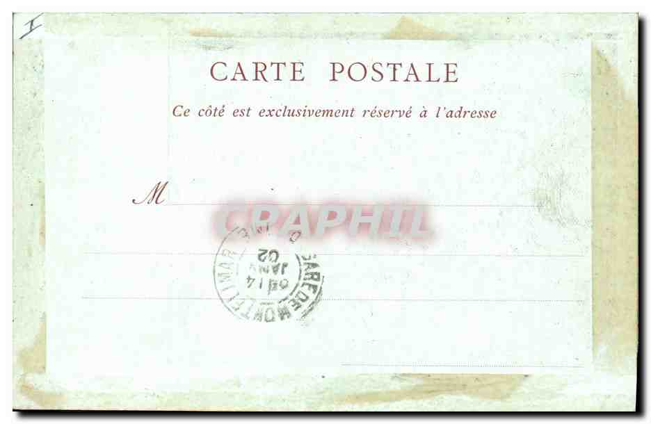 CPA Descelles Un bapteme  — Verso