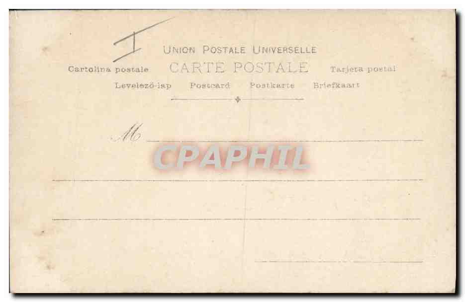 CPA Femmes Les Arts  — Verso