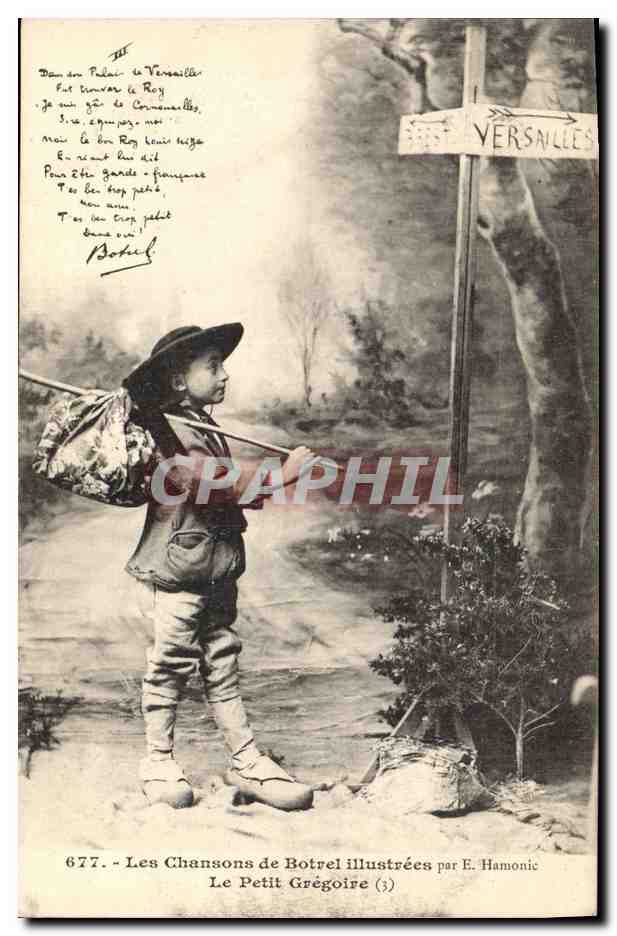 CPA Folklore Botrel Les chansons de Botrel illustrees Le Petit Gregoire Enfant