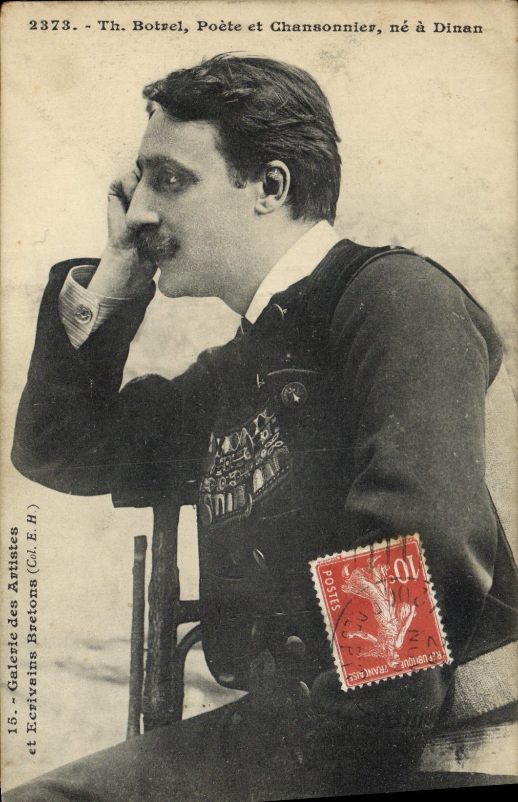 CPA Folklore Theodore Botrel Poete et chansonnier ne a Dinan