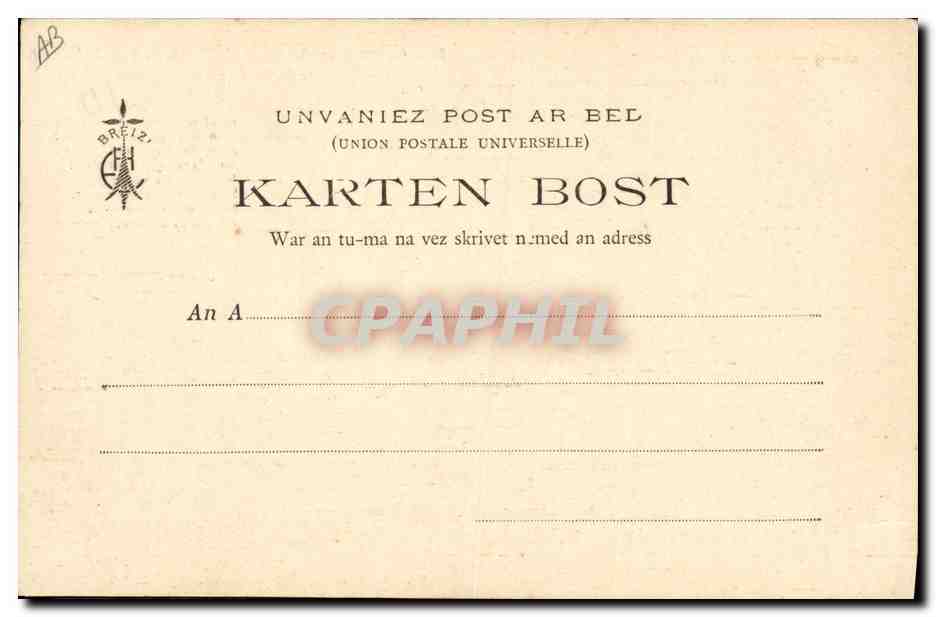 CPA Folklore Botrel Les chansons de Botrel illustrees le petit goret Cochon Porc — Verso