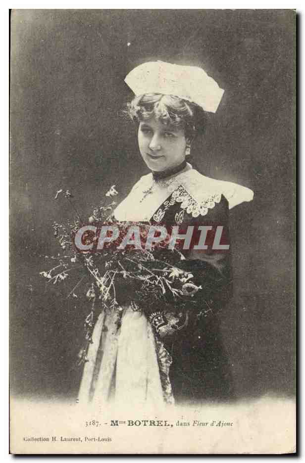 CPA Folklore Mme Botrel dans Fleur d'Ajonc