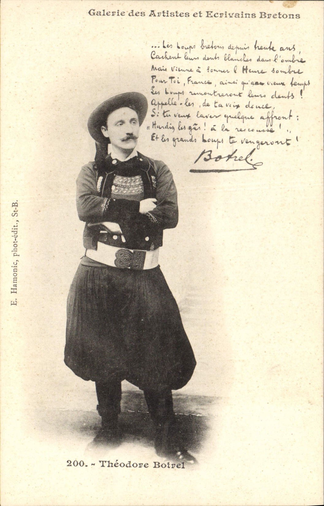 CPA Folklore Theodore Botrel 