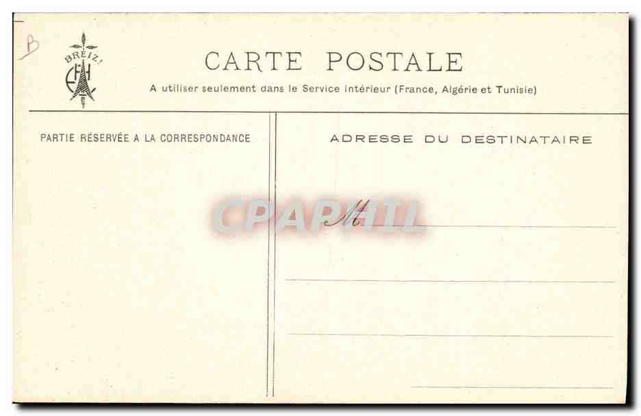 CPA Folklore Theodore Botrel  — Verso