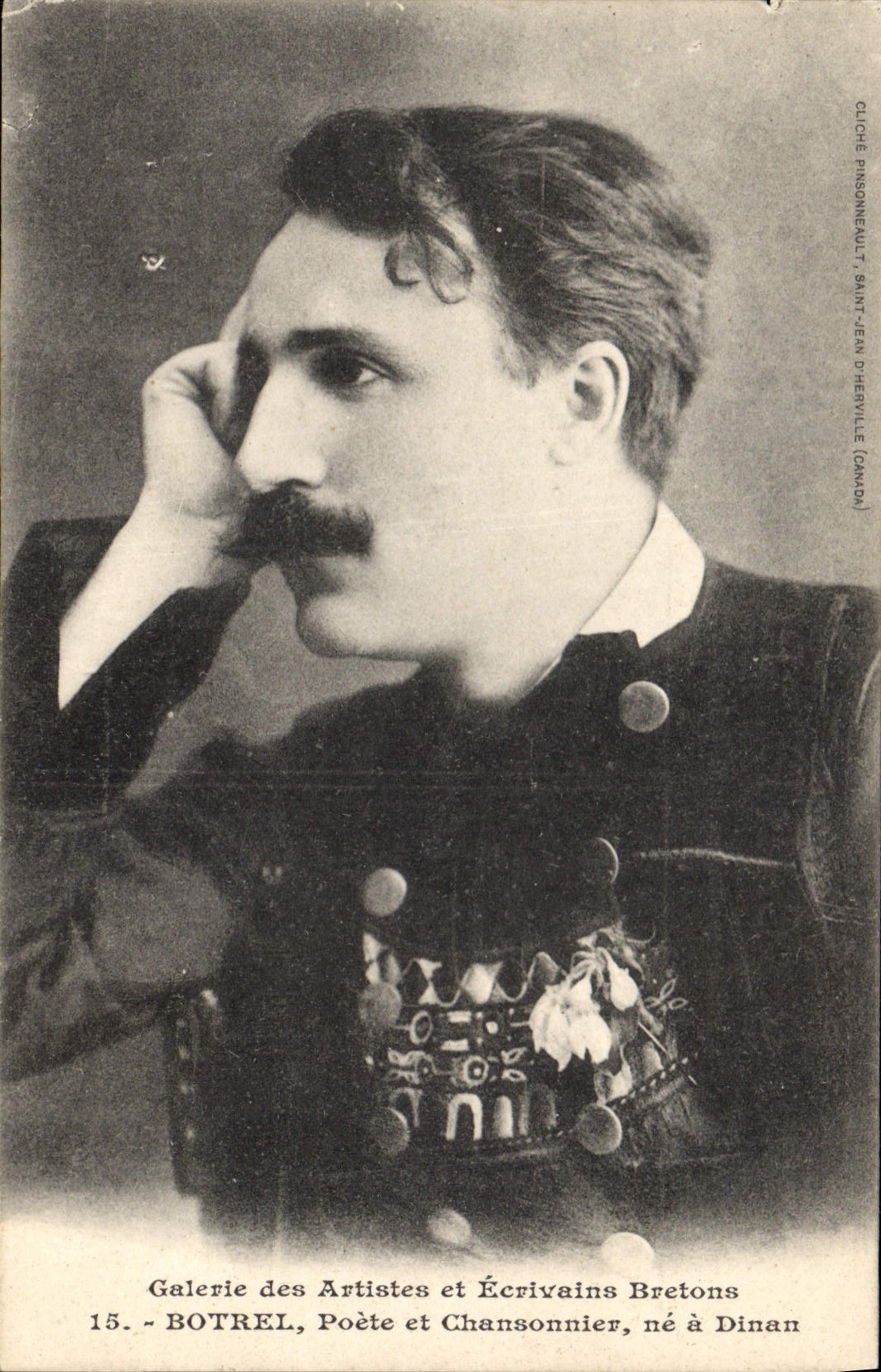 CPA Folklore Botrel Poete et chansonnier ne a Dinan 