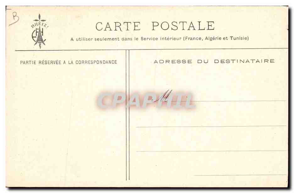 CPA Folklore Botrel Poete et chansonnier ne a Dinan  — Verso