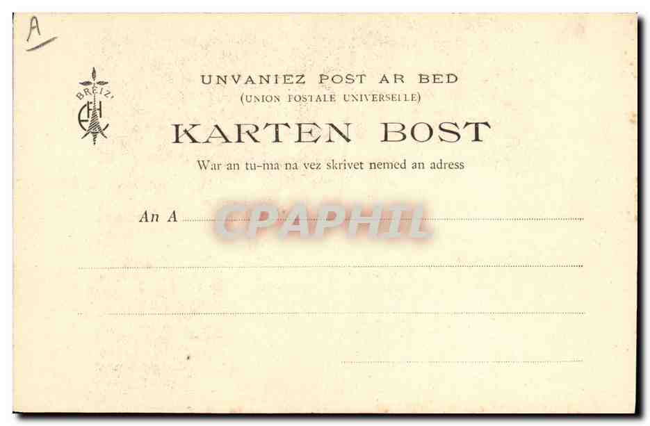 CPA Folklore Botrel Les chansons de Botrel illustrees La chanson du patour Chien  — Verso