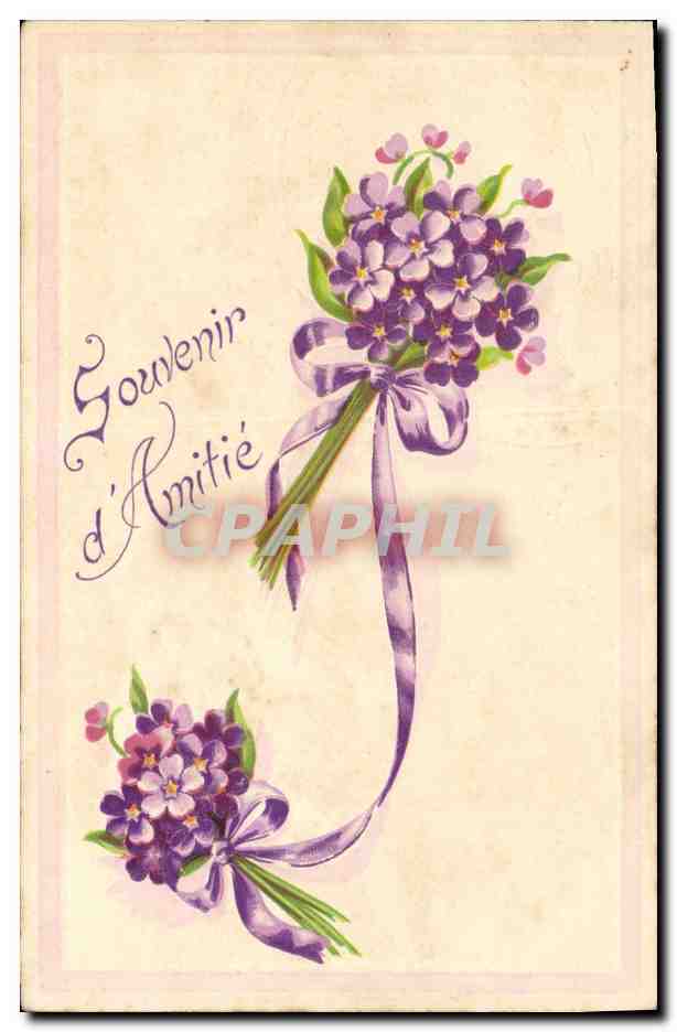 CPA Fantaisie Fleurs 