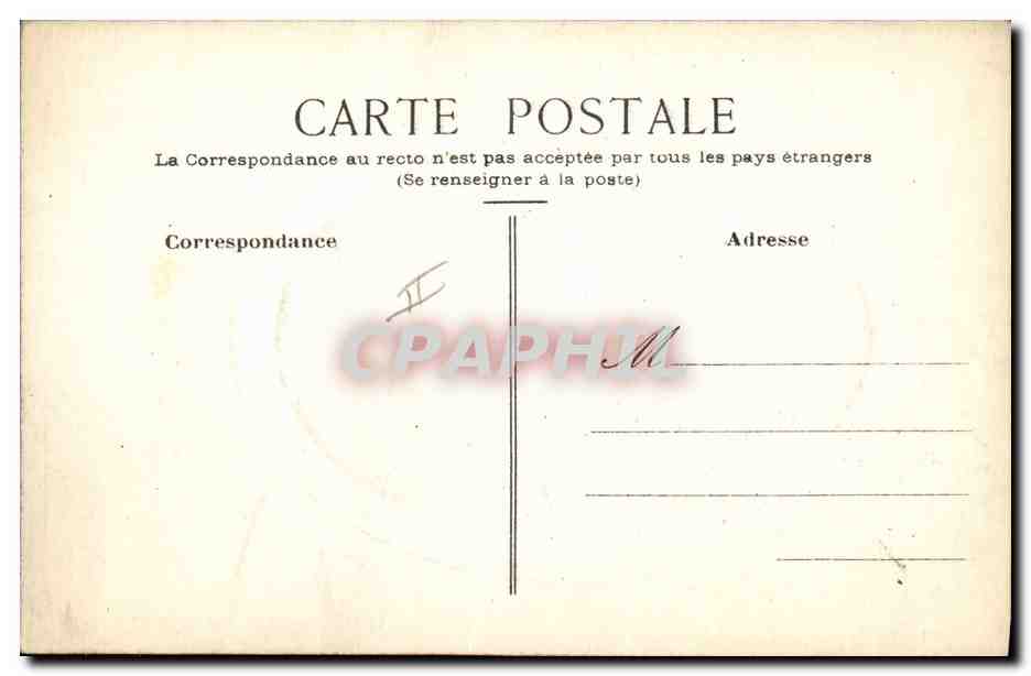 CPA Fantaisie Femme  — Verso