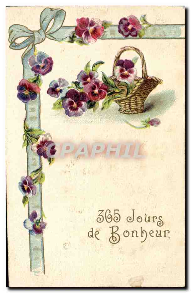 CPA Fantaisie Fleurs 