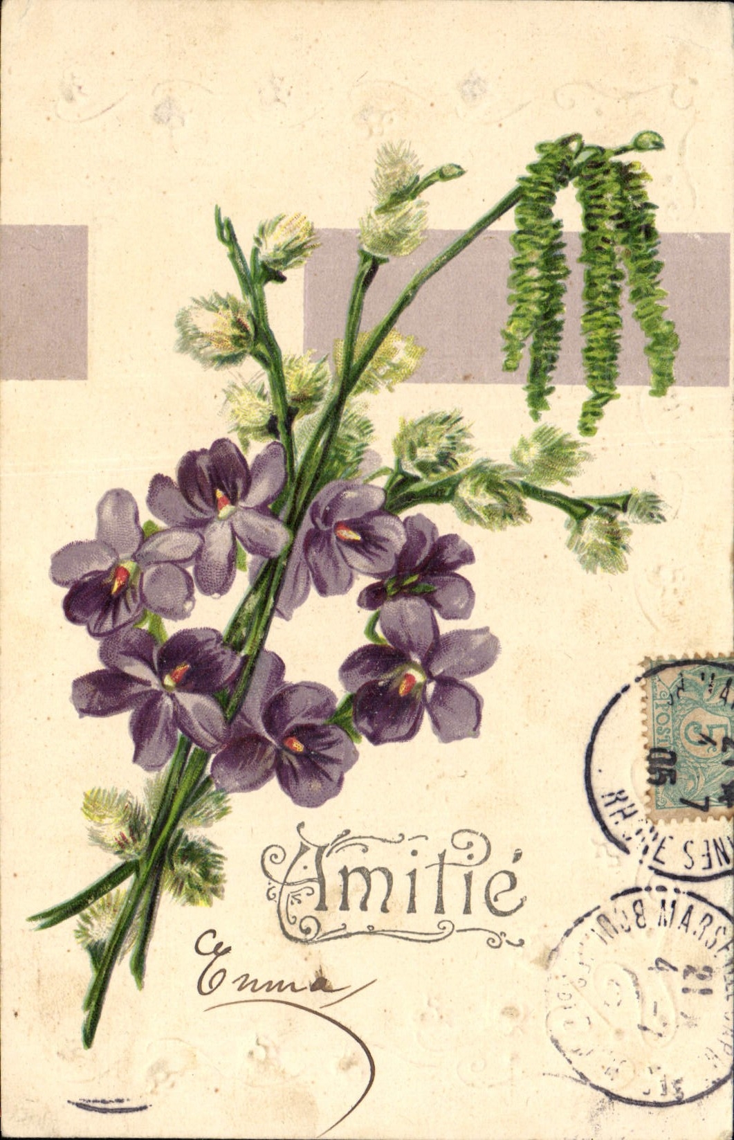 CPA Fantaisie Fleurs 