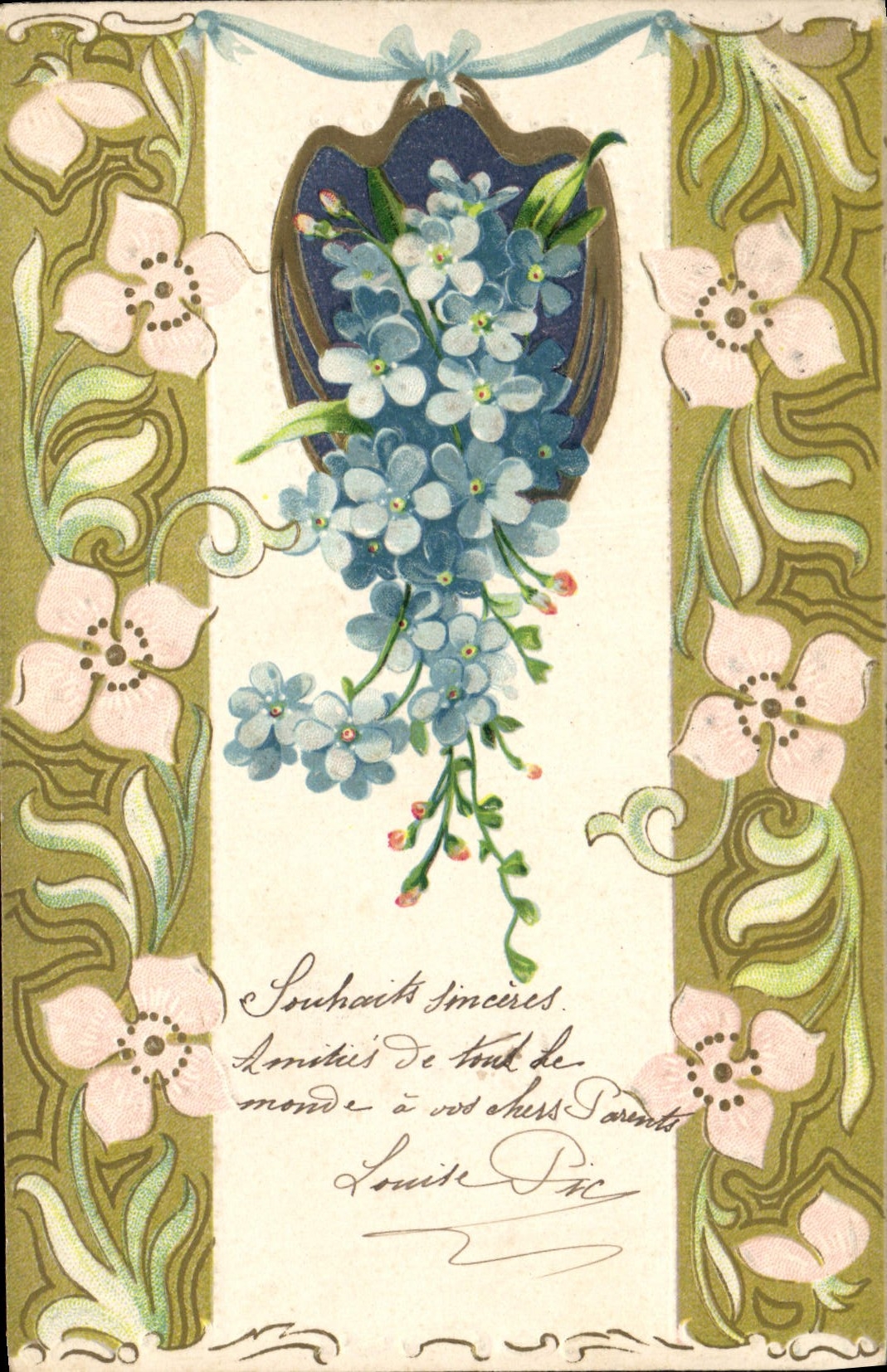 CPA Fantaisie Fleurs 