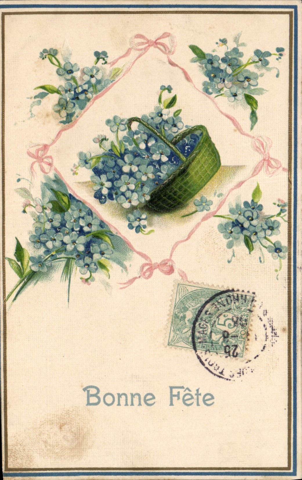 CPA Fantaisie Fleurs 