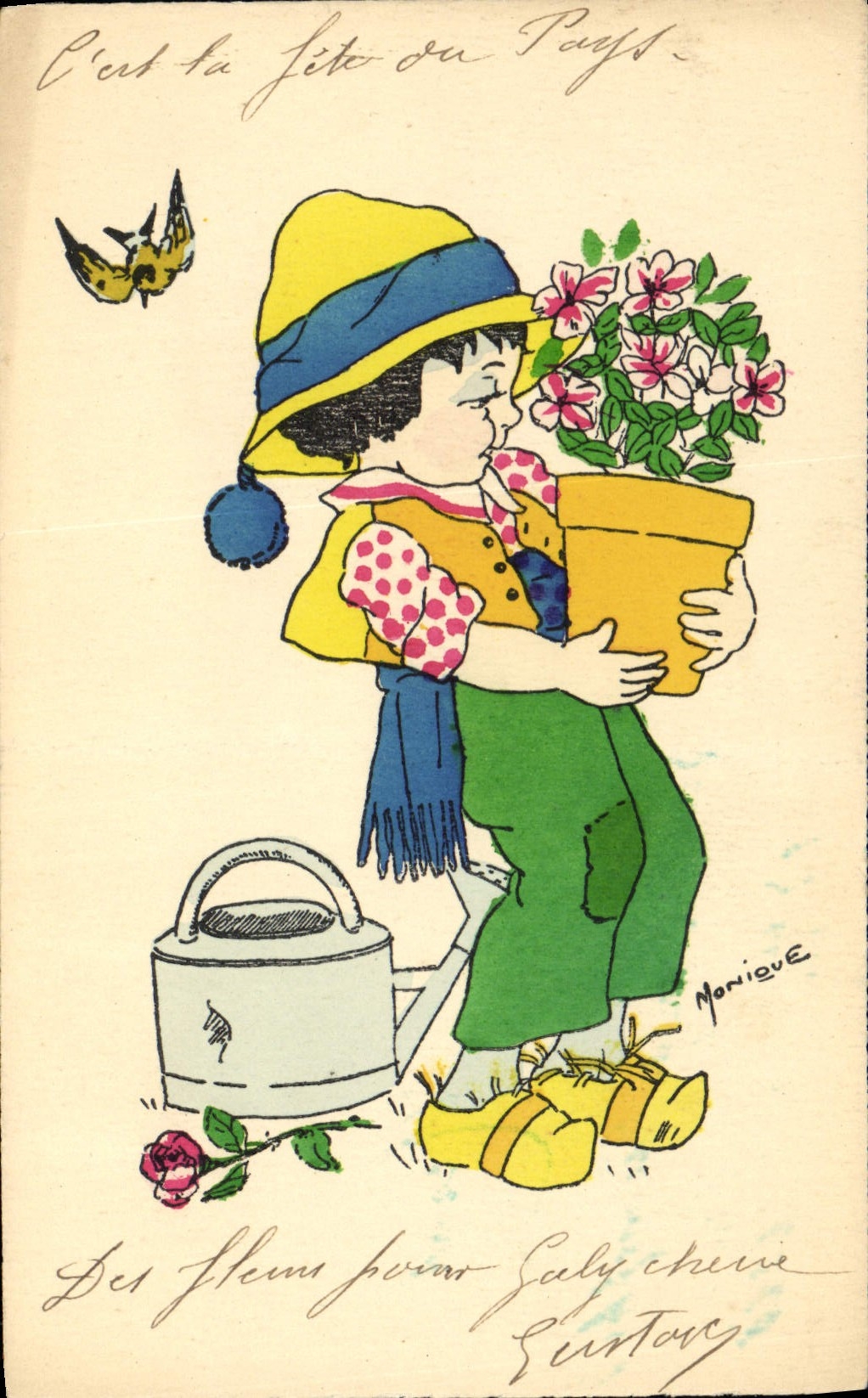 CPA Fantaisie Illustrateur Enfant
