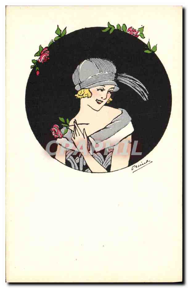 CPA Fantaisie Illustrateur Femme
