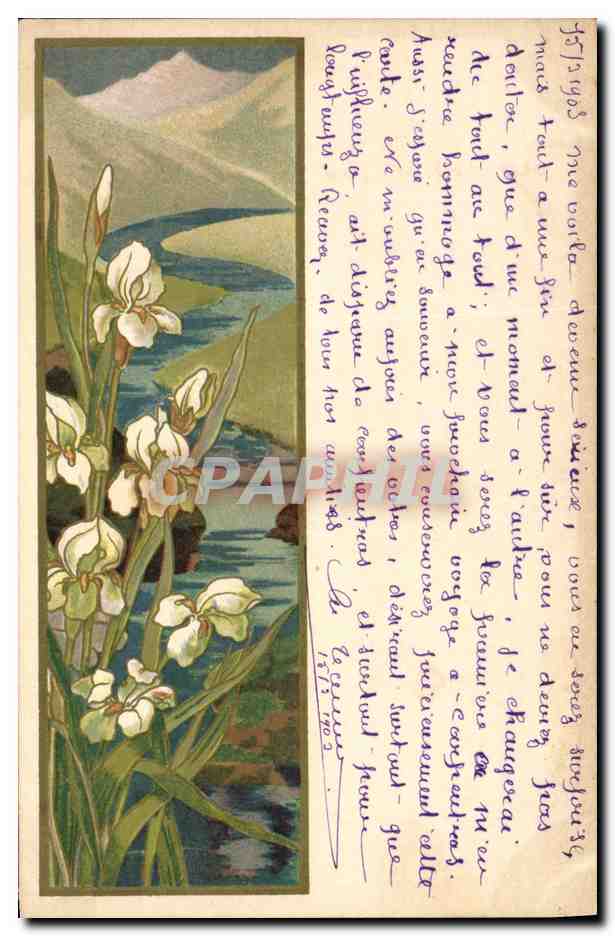 CPA Fantaisie Illustrateur Fleurs 