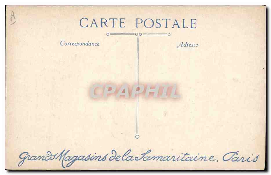 Le Petit Conscriit — illustration d'un enfant avec sac et bâton — éditeur V. F. M. & Cie, n° 128 — Verso