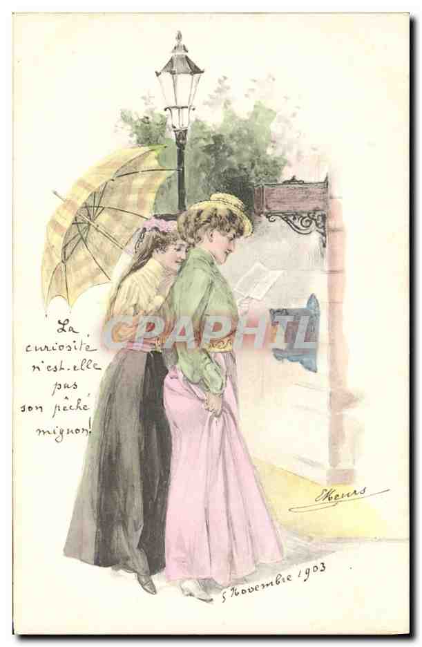 CPA Fantaisie Illustrateur Femmes
