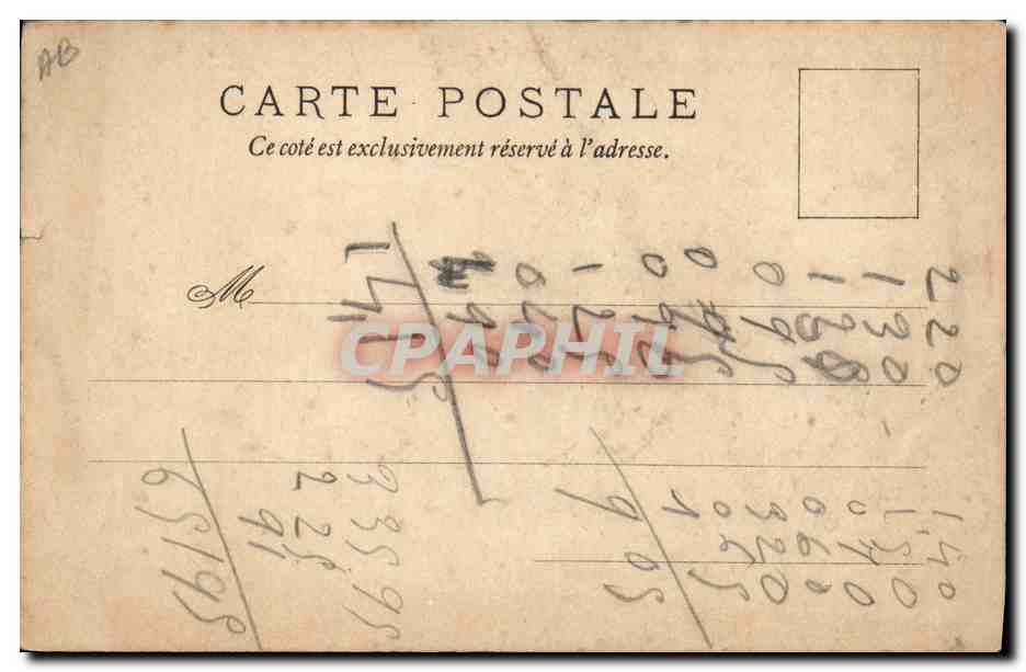 CPA Fantaisie Illustrateur Rebus d'Oedipe du Mans Album Mariani — Verso