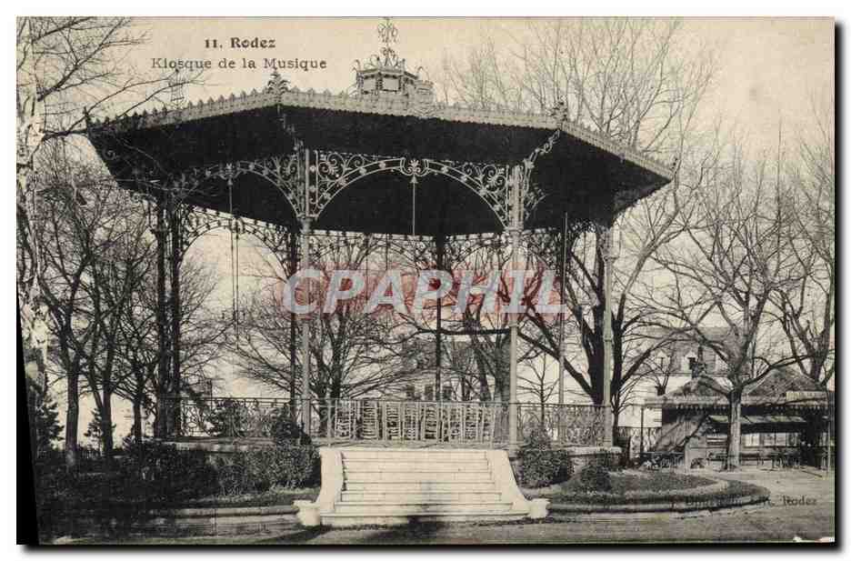 CPA Kiosque de la musique Rodez 