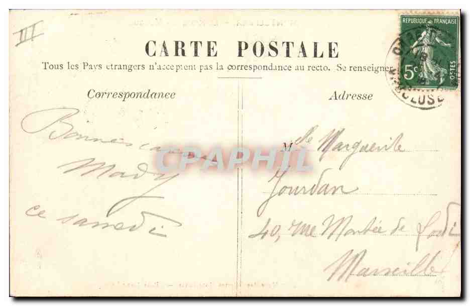 Montélimar — Le Kiosque à Musique — Éd. Nouvelles Galeries Montélimar, cliché Louis Lang Jeune — Verso