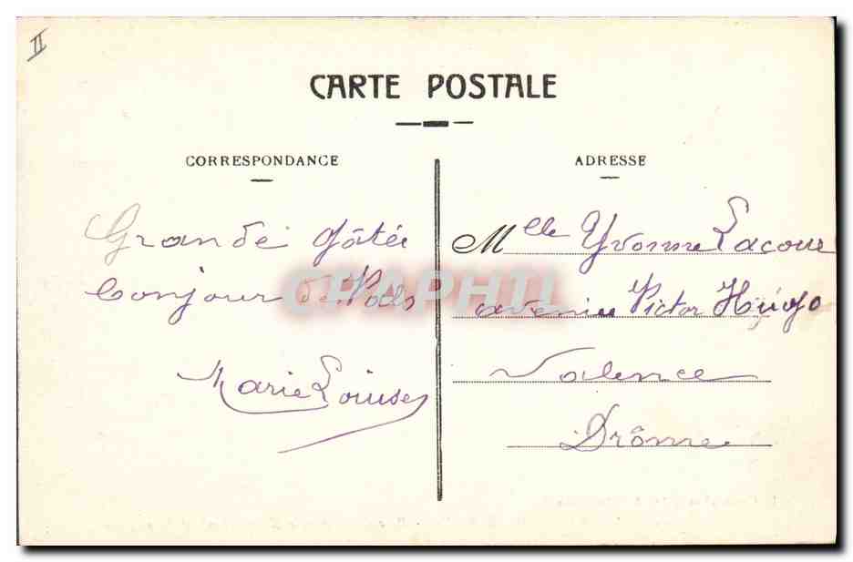 Vals-les-Bains — Parc du Casino, le Kiosque pendant la musique — L'Ardecbe Illustrée, édit. L. Coste — Reverso