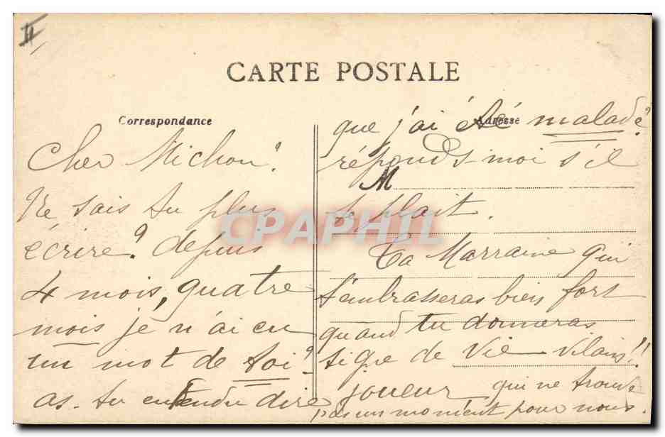 CPA Kiosque Cherbourg Place de la Republique  — Rückseite