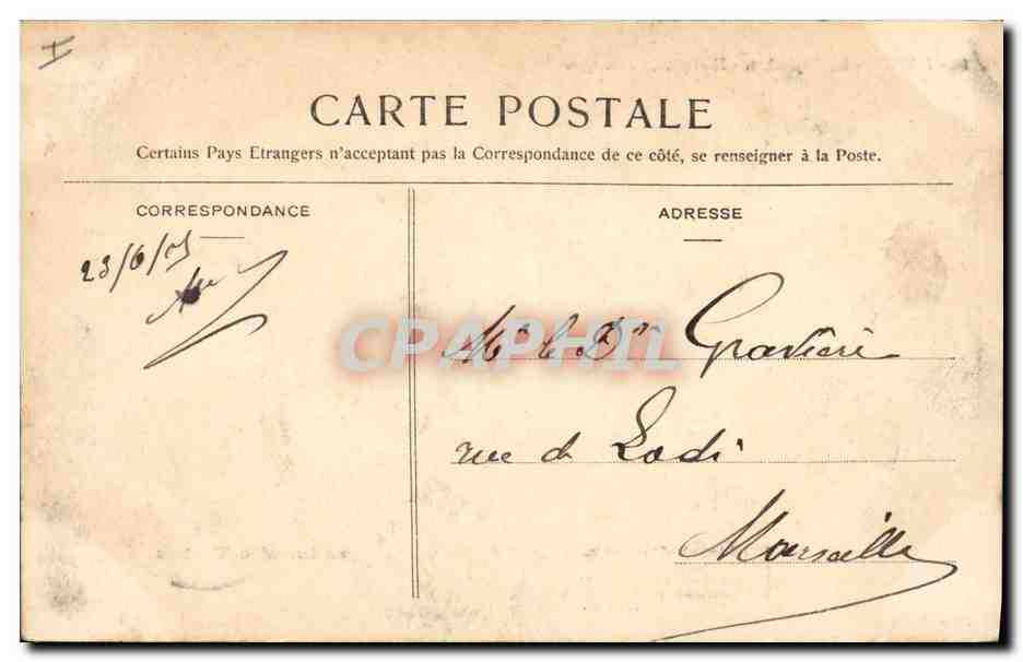 CPA Kiosque de musique La Pepiniere Nancy  — Verso