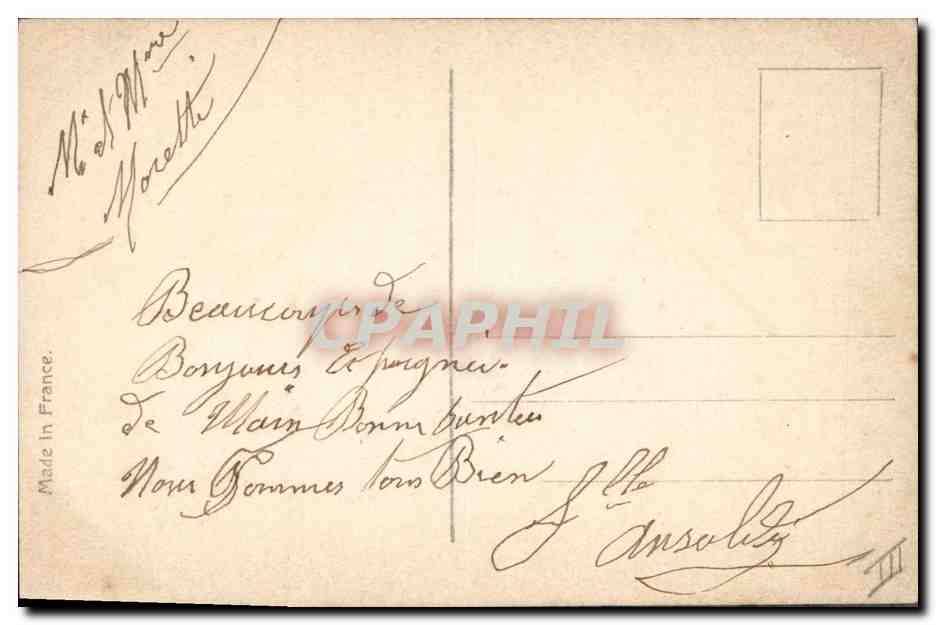 Enfants dans un landau tiré par un chien — Souvenir — n°296 — Verso